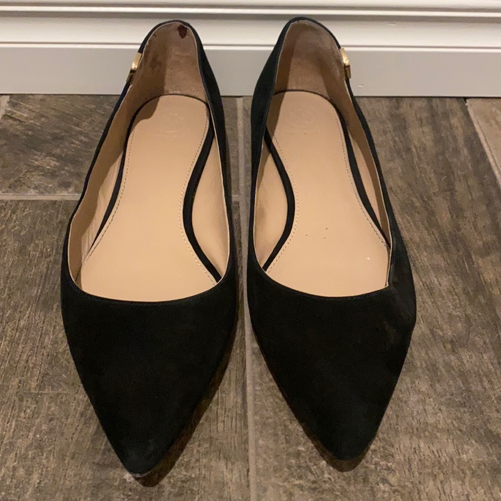 Tory Burch black ballet flats; size US women’s 11